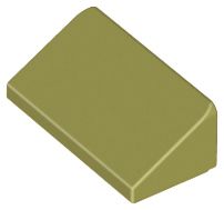 Placa Inclinada 30 1x2x 2/3 Olive Green
