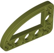 Viga 3x5 em Forma de L com Elipse de um quarto Fina Olive Green