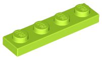 Placa 1x4 Verde Limão