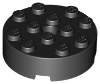Tijolo Redondo 4x4 Preto