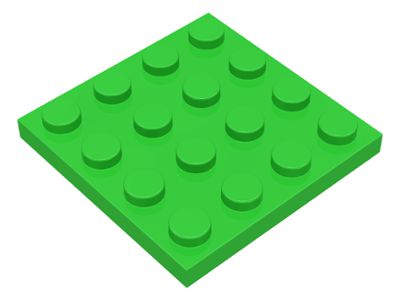 Placa 4x4 Verde Brilhante