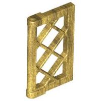 Painel para janela 1x2x3 Dourada Perolada