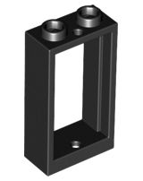 Moldura de Janela 1x2x3 frente plana - Preta