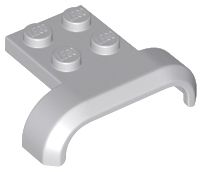 Para-lamas 4x3x1 Cinza Claro