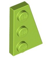 Placa 3x2 Direita Verde Limão