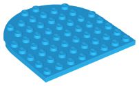 Placa redonda 8x8 Dark Azure