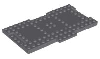Tijolo modificado 8x16x2/3 com degraus de 1x4 Cinza Escuro