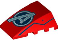 Cunha 4x4 com logo dos vingadores (Avengers) Vermelha