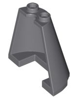 Metade de Cone 4x2x3 Cinza Escuro