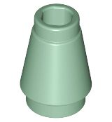 Cone 1x1 com Sulco Superior Sand Green
