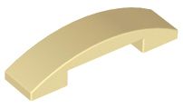 Tijolo Curvado 4x1 Bege