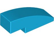 Tijolo curvo 3x1 - Dark Azure
