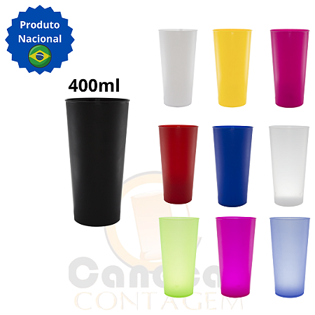 100 Copos Eco 400ml – SEM PERSONALIZAÇÃO