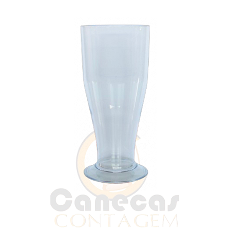 100 Copos Tulipa 300ml Acrílico TRANSPARENTE – SEM PERSONALIZAÇÃO