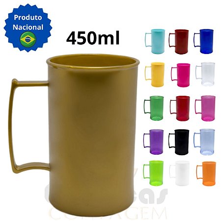 100 Canecas Acrílicas 450ml – SEM PERSONALIZAÇÃO