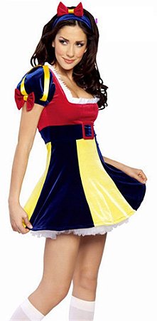 roupa branca de neve adulto