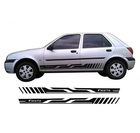Adesivo Lateral Ford Fiesta Endura Fa1 Faixa Colante Fita Acessórios
