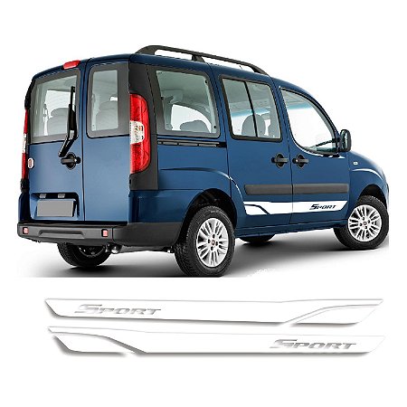 Adesivo Para Doblo e Cargo Fd3 Sport Fiat Faixa Lateral Fita Colante