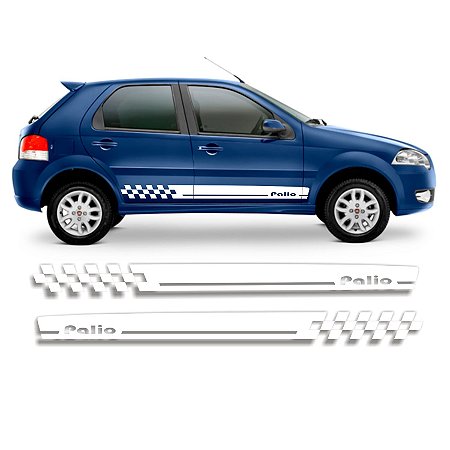 Adesivo Lateral Para Fiat Palio Faixa H1 Fita Colante