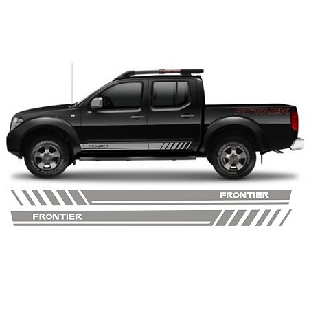 Adesivo lateral Nissan Frontier Fr1 Pick-up cabine dupla Faixa Fita Colante SRT