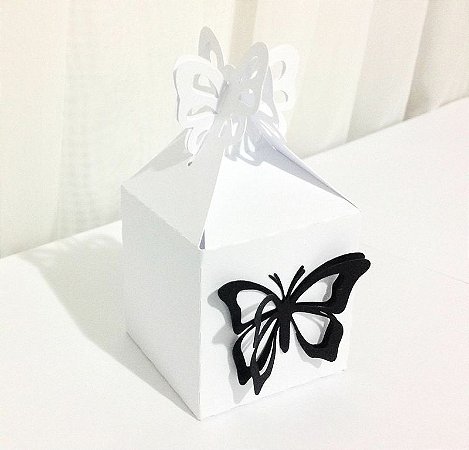Caixinha Borboleta Relevo