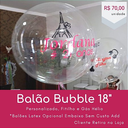 Balão Bubble 18"