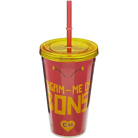 Copo com Canudo Chapolin