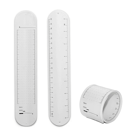 Pulseira Silicone de Anotações / Memória - Branca