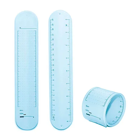 Pulseira Silicone de Anotações / Memória - Azul