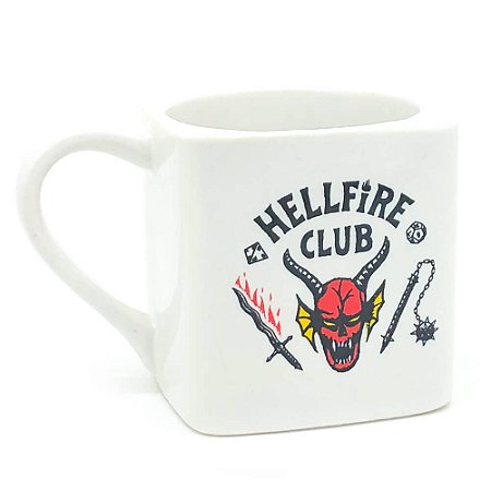 Caneca Quadrada Hellfire Club - Stranger Things