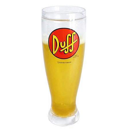 Copo Térmico Tulipa Congelável 450ml Duff - Os Simpsons