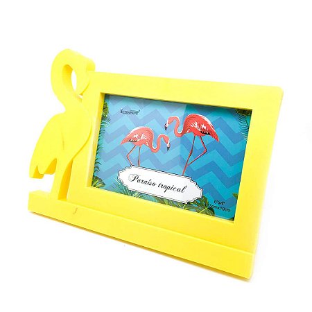 Porta-Retrato Flamingo - Amarelo