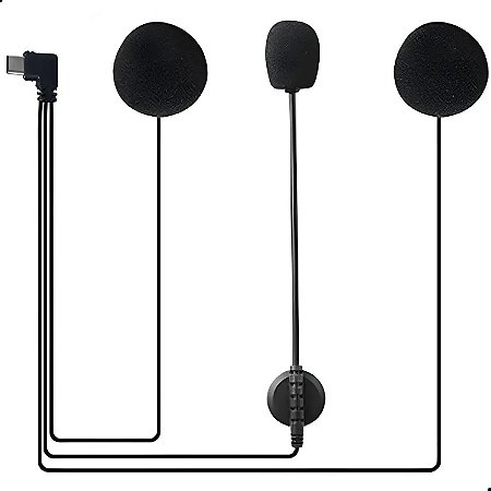 Fone + Microfone Ejeas M6 para Capacete Reposição