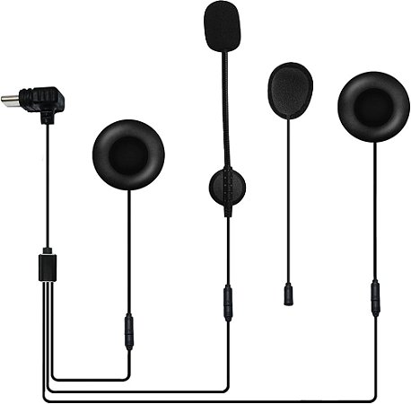 Fone + Microfone Ejeas M8h para Capacete Reposição