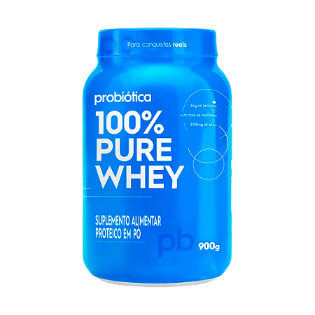 100% Pure Whey 900g - Pote - Probiótica