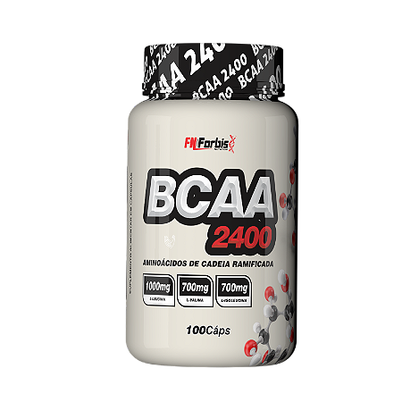 BCAA 2400 - 100 Cápsulas - FN Forbis - Pote