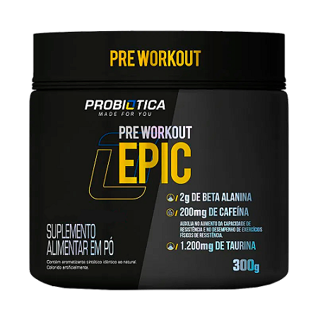 Epic 300g - Pré Workout - Probiótica