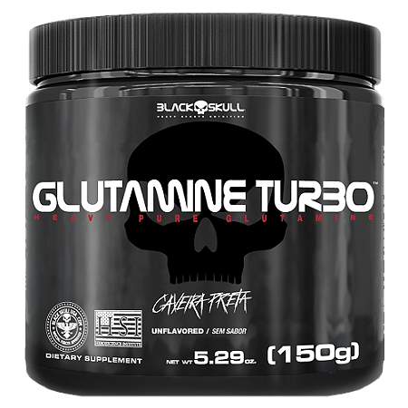 Glutamina Turbo 150g - Black Skull