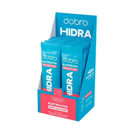 Eletrólitos Zero Açúcares Hidra Caixa Com 10 Sachês - DOBRO