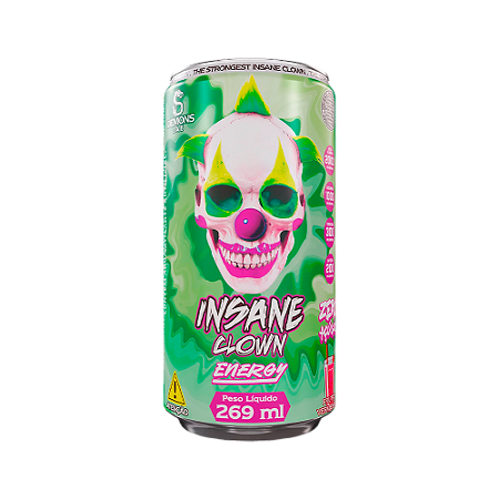 Pré Treino Insane Clown Energy 269ml Pack