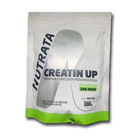 Creatina Monohidratada Up 300g Refil - Nutrata 100% Pura