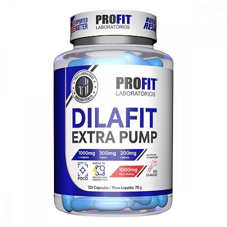 Dilafit Extra Pump 120 Capsulas - Profit Laboratórios