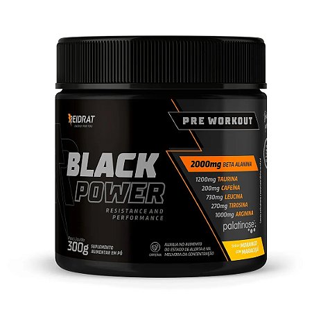 Pré Treino Black Power (Pote 300g - 30 doses)