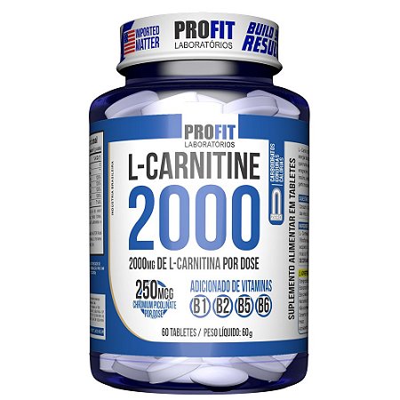 L-Carnitine 2000 + Cromo 60caps - Profit