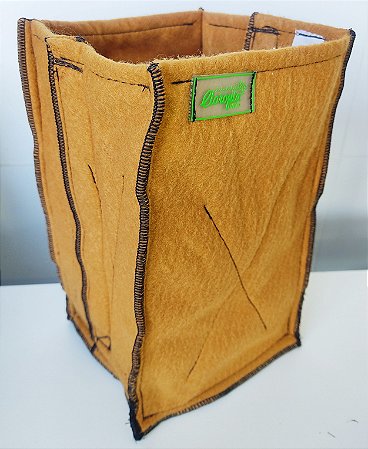 VASO DE FELTRO / 3.5L com Dois Velcros / 12(L)x12(P)x25(A)cm