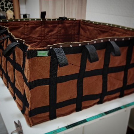 VASO DE FELTRO / AMARRAS / 80(L)x80(P)30(A)cm