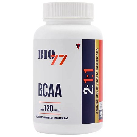 Bcaa 2:1:1 120 Cápsulas - Bio 77