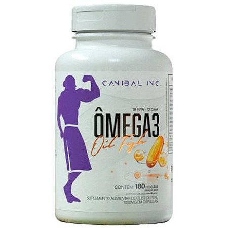 Ômega 3 180 Caps 180 Cápsulas - Canibal Inc