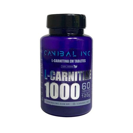 L-Carnitine 1000 60 Tabletes - Canibal Inc