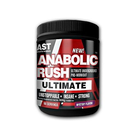 Anabolic Rush Ultimate 300g Pré-Treino - Ast Sports Science